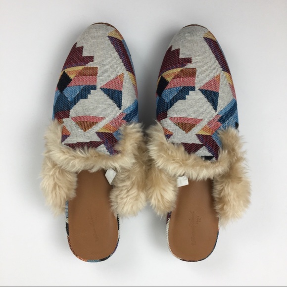 target fur lined mules